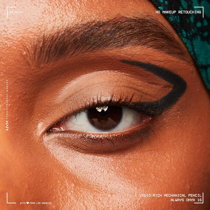 Mechanical Eye Pencil,Vivid Rich Mechanical, Creamy Retractable Eyeliner - Always Onyx, Black Eyeliner