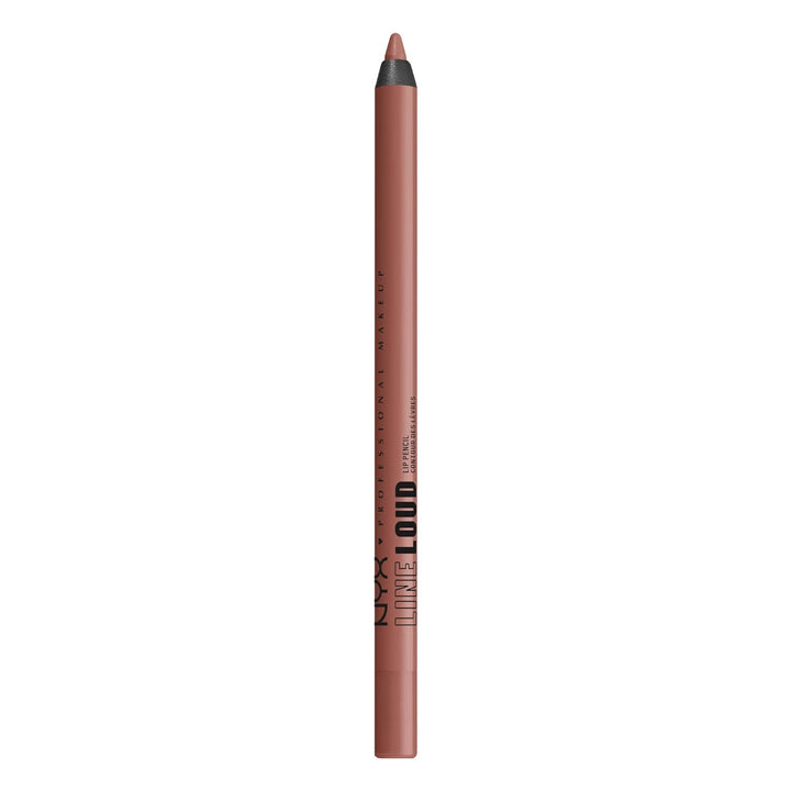 Line Loud Lip Liner, Longwear and Pigmented Lip Pencil with Jojoba Oil & Vitamin E - Rebel Kind (Chocolate Brown)