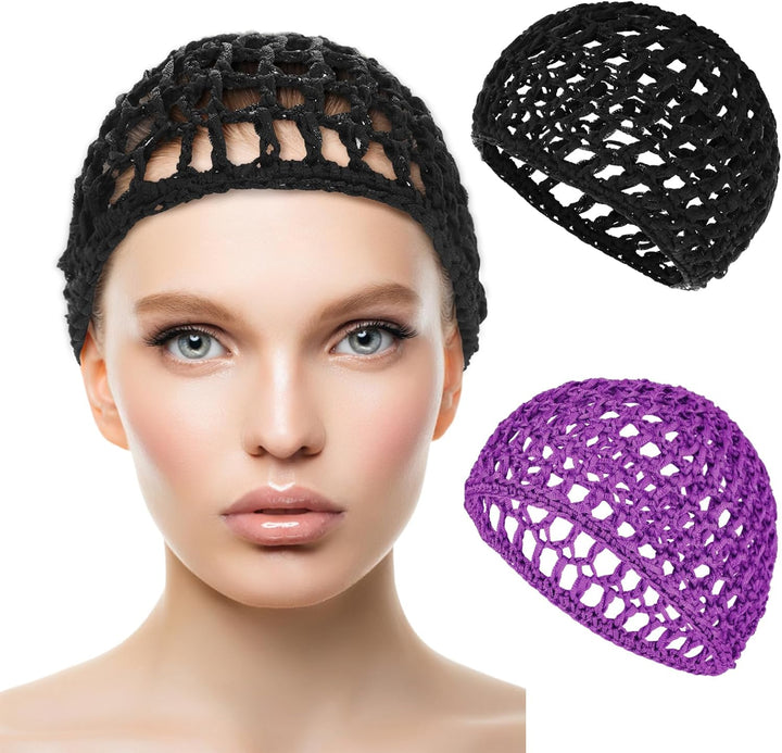 Wig Cap Thick Long Hair Caps Adjustable Net Mesh Braided Weaving Making Crochet Sew Weave Fishnet Grip Headband