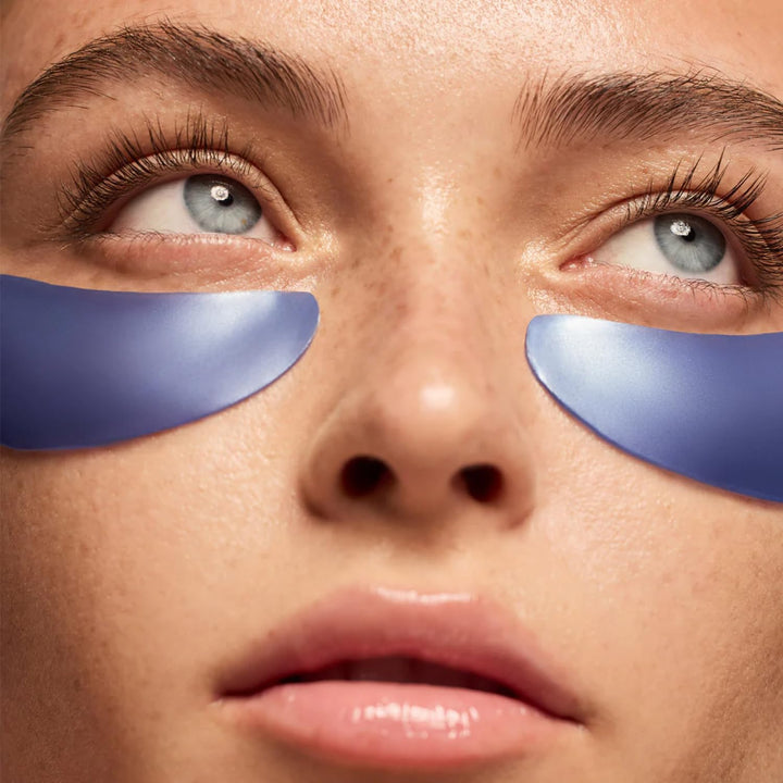 Jet Lag under Eye Patches - Hydrating & Depuffing Hydrogel Eye Masks with Caffeine & Peptides to Soothe & Refresh the Undereye Area (6 Pairs)