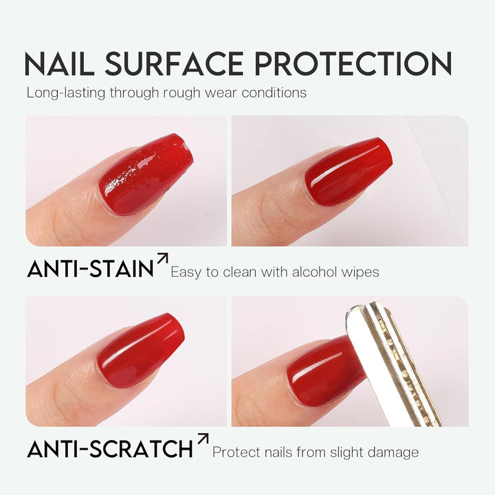 Top Coat Nail Polish Clear: Quick Dry Nail Polish No Chip High Shine Long Lasting Glossy Fast Air Dry Top Coat for Nail Art Manicure Salon Quality