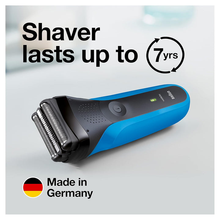 Electric Razor for Men, Series 3 310S Electric Foil Shaver, Rechargeable, Wet & Dry