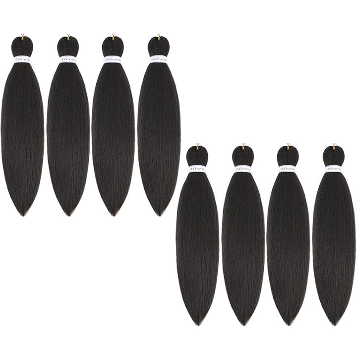 Purple Braiding Hair Pre Stretched Long Braid 30 Inch 2 Packs Professional Braiding Hair Extensions Synthetic Crochet Twist Braids (30 Inch, Purple)