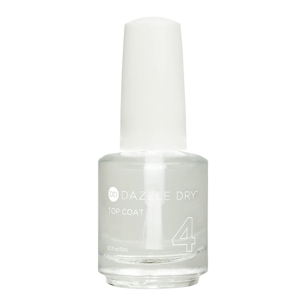 Top Coat - Step 4 - a Quick Dry Top Coat Nail Polish - a Gel Nail Polish Top Coat Alternative for Long-Lasting, Non-Toxic Manicures (0.5 Fl Oz)