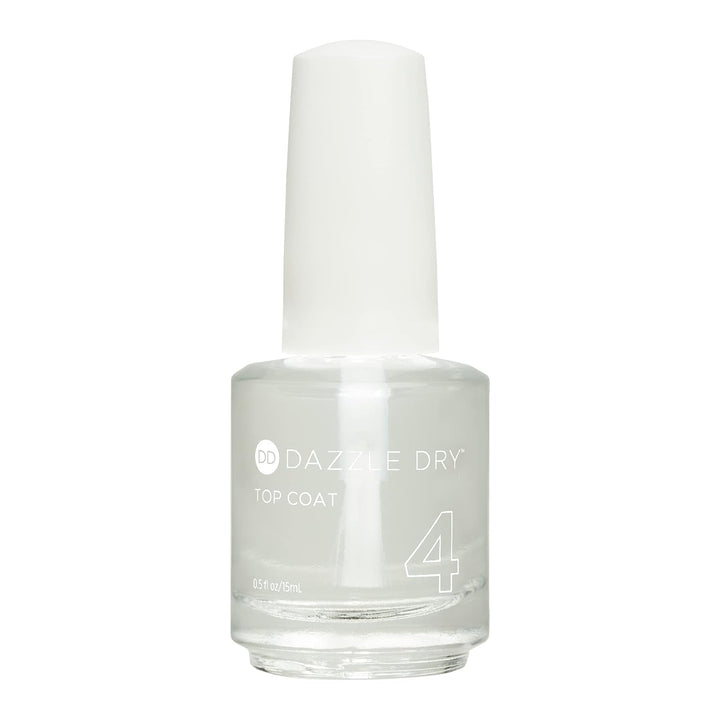 Top Coat - Step 4 - a Quick Dry Top Coat Nail Polish - a Gel Nail Polish Top Coat Alternative for Long-Lasting, Non-Toxic Manicures (0.5 Fl Oz)