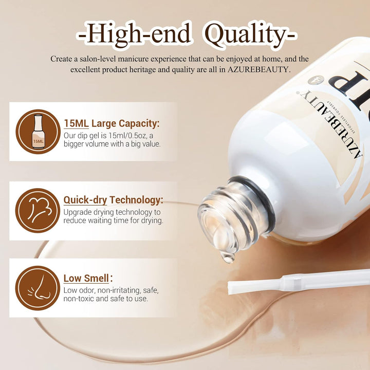 Dip Powder Base Coat 15 Ml for Nail Dipping Powder Set French Nails Art Manicure Beginner DIY Salon