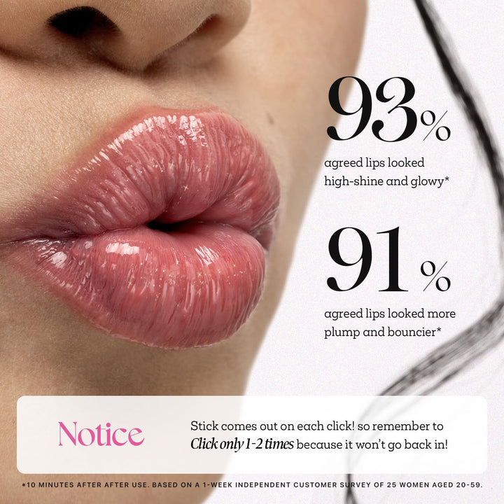 HONEY MELTING LIP GLITTER & PLUMPING (16 MIDNIGHT SPARKLE) SOFT LIP STICK Moisturizing Gloss, Volumizing Formula, Color Changing Sheer Tint, Shine Glimmer Finish, Korean Make Up