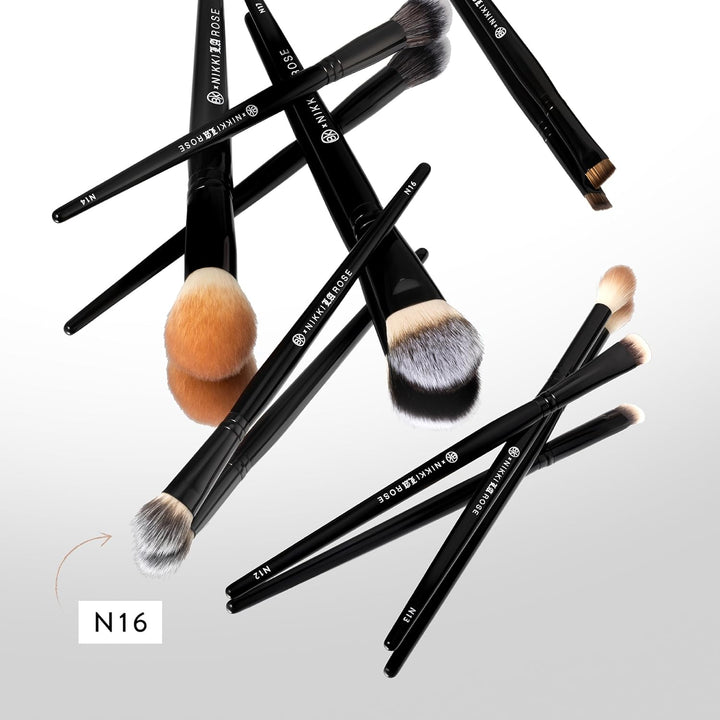 - NIKKI LA ROSE N16 PRO CONCEALER BRUSH – Precision Blending for Under-Eye & Spot Concealing, Flawless Coverage without Streaks