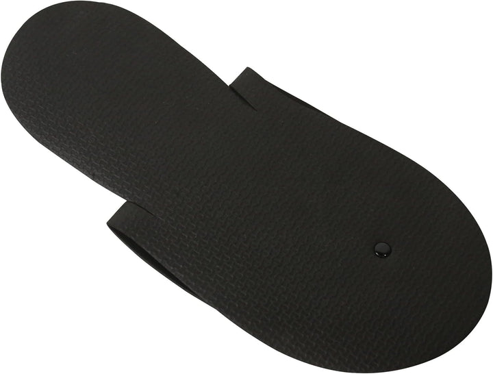 Comfy Pedi Slippers, Disposable Foam Pedicure Slippers for Nail Salons and Spas, Individually-Wrapped, 12-Pair