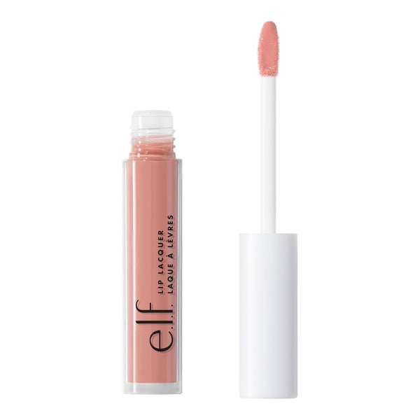 Lip Lacquer, Nourishing, Non-Sticky Ultra-Shine Lip Gloss with Sheer Color, Infused with Vitamins a & E, Vegan & Cruelty-Free, Whisper Pink