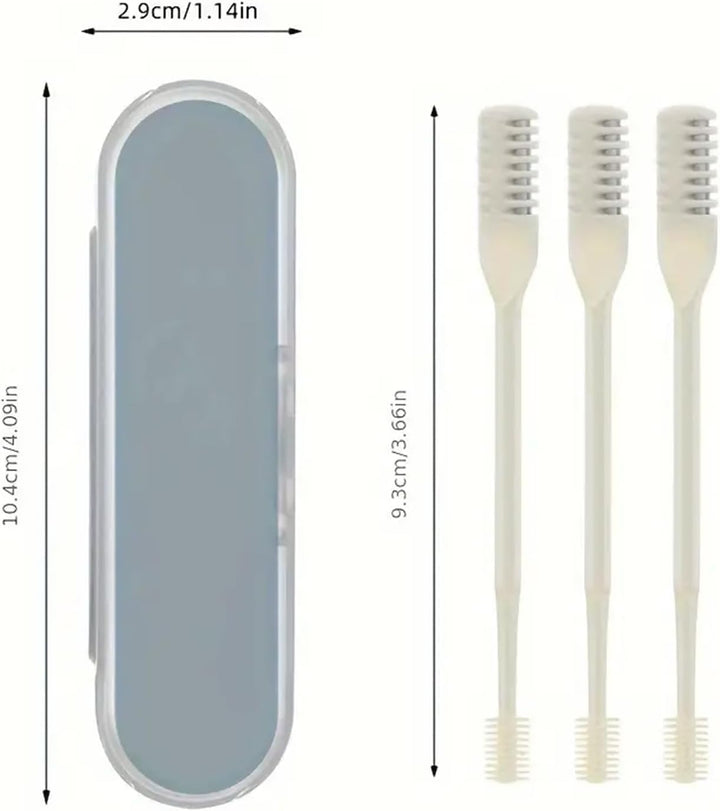 Nasal Hair Cutter, Double Sided Nose Hair Knife, 360° Nostril Hair Remover Tool, Nose Hair Trimmer for Men Women, with Soft Cleaning Brush