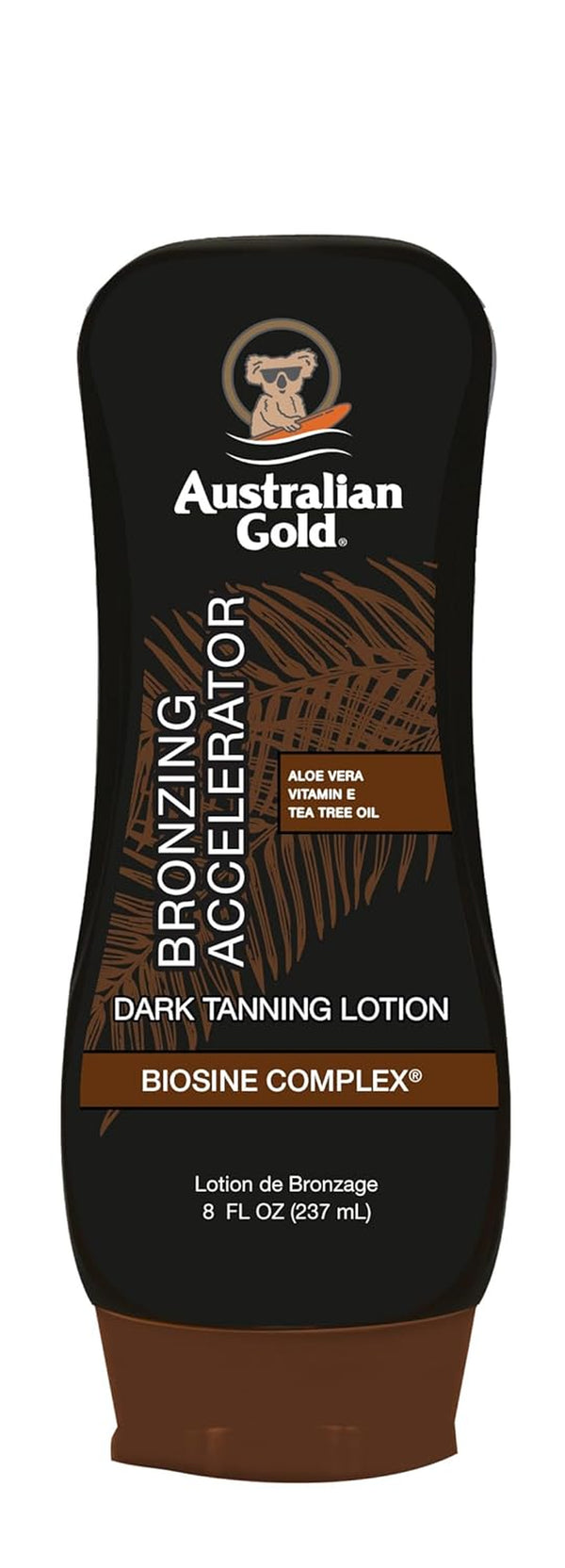 Dark Tanning Accelerator Lotion with Bronzer, 8 Ounce, New Package Same Formula, B003GX5SSC