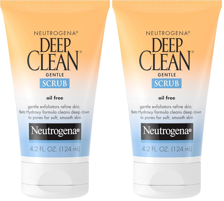 Deep Clean Gentle Daily Facial Scrub, Oil-Free Cleanser 4.2 Fl. Oz