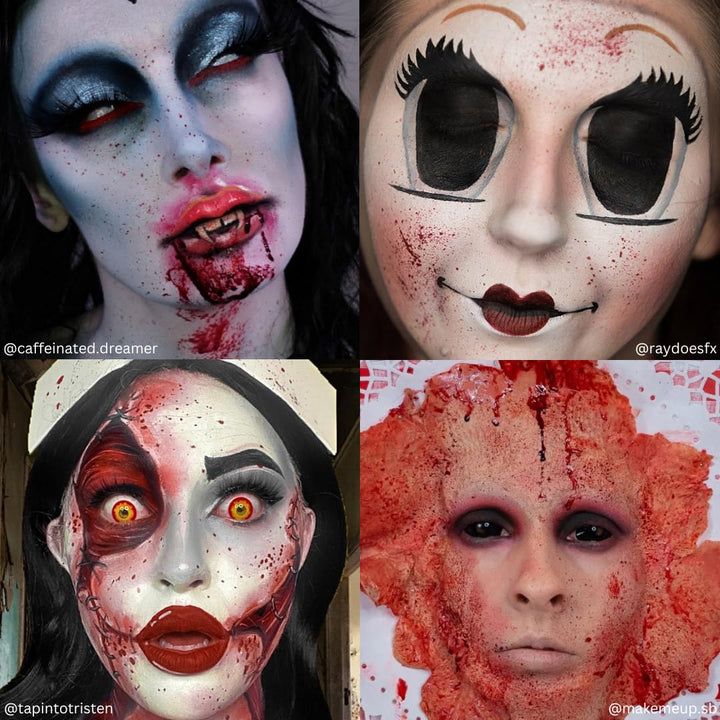 Makeup Blood Splatter | Professional Fake Spray Blood | Performance, Halloween, Face Paint, Costumes, & Special FX 1 Fl Oz (30 Ml)