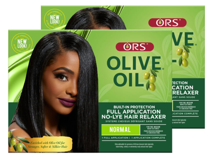 Olive Oil Built-In Protection Full Application No-Lye Hair Relaxer Normal Strength (Pack of 1)
