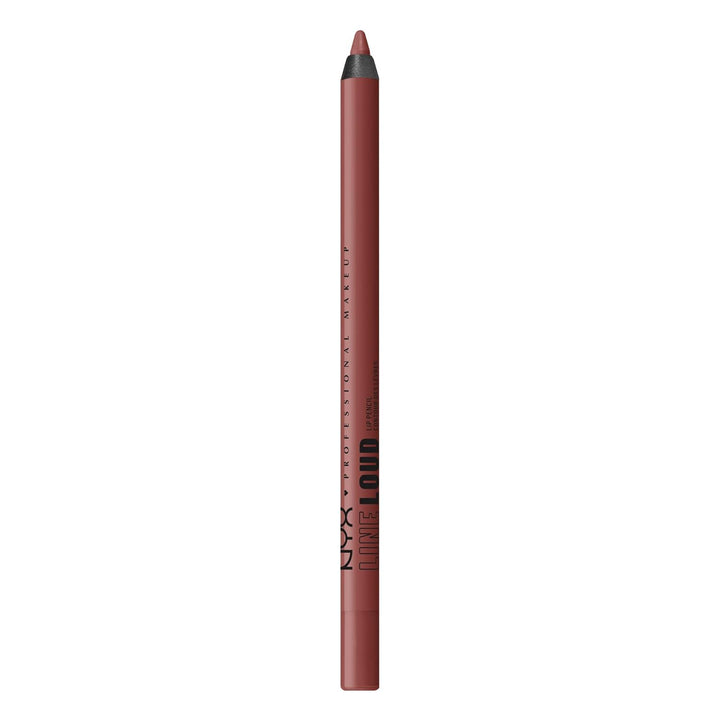 Line Loud Lip Liner, Longwear and Pigmented Lip Pencil with Jojoba Oil & Vitamin E - Rebel Kind (Chocolate Brown)