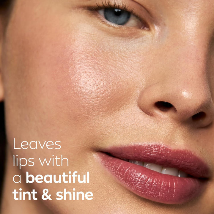 Lip Care, Fruity Tinted Lip Balm Variety Pack, Cherry, Strawberry, Blackberry and Watermelon Flavors, 3-In-1 Moisture, Repair and Color, 0.17 Oz Stick, Pack of 4