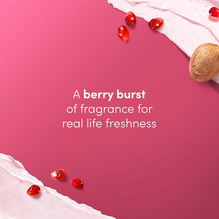 Pomegranate & Shea Butter Body Scrub Exfoliates and Deeply Nourishes for Smooth, Radiant Skin 15 Oz