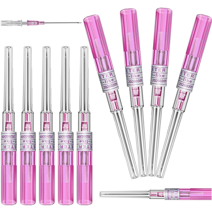 Catheter Piercing Needles - 6Pcs 16G Catheter Needles Cateter Para Catheter Hollow Needles for Ear Nose Belly Cartilage Piercing Needles - Professional Quality for Piercing Tool Supplies