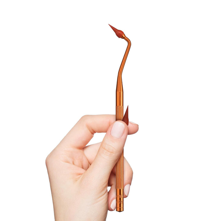 Stimulator Permanent Handle - Long Handled Massager Remove Plaque & Promote Health (Handle + 2 Refill Packs)