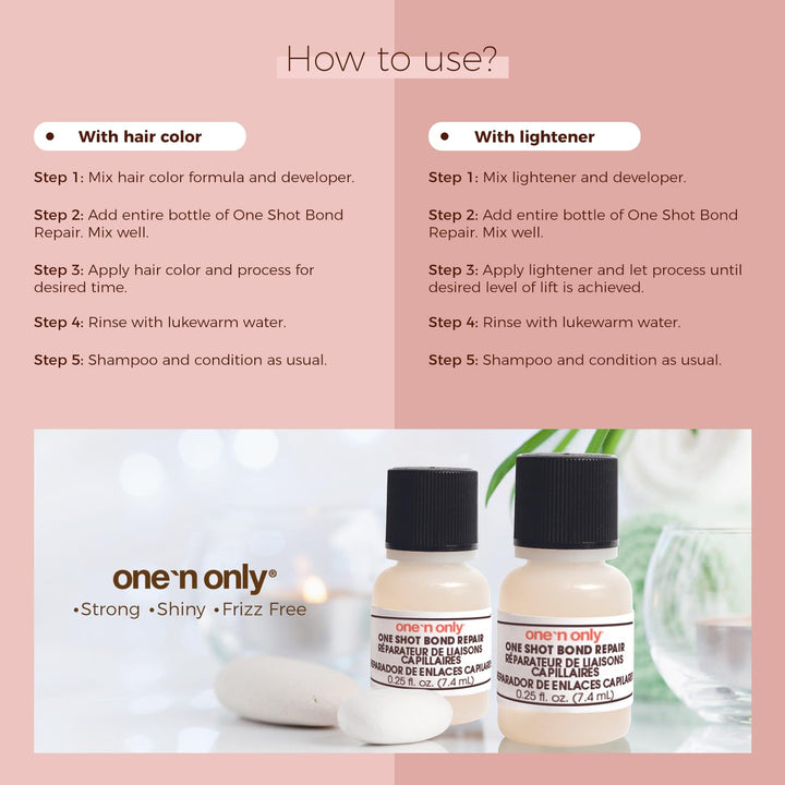 One 'N Only One Shot Bond Repair for Coloring and Lightening Hair