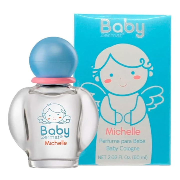 Michelle Baby Cologne, Unisex Floral Perfume for Babies, 2 Fl. Oz.