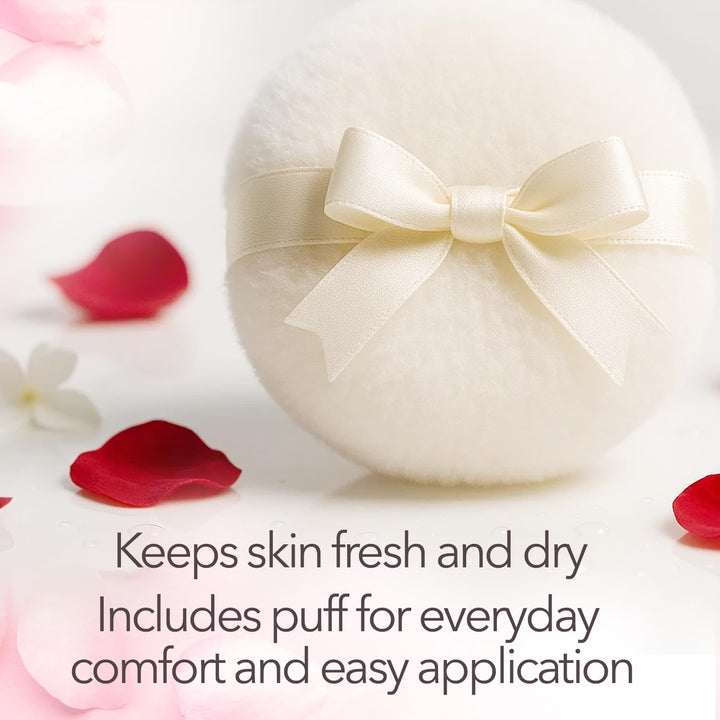 Perfumed Talcum Powder - Soothes, Softens, Relieves Itch, Keeps Skin Dry & Fresh, Smoothing Body Powder for Women, Fragrance Dusting Powder, Talc Powder, 5.3 Oz, 1 Box