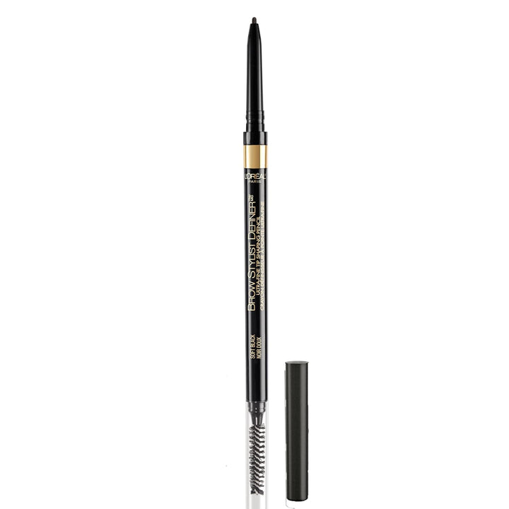 Makeup Brow Stylist Definer Waterproof Eyebrow Pencil, Ultra-Fine Mechanical Pencil, Draws Tiny Brow Hairs and Fills in Sparse Areas and Gaps, Brunette, 0.003 Ounce (1 Count)