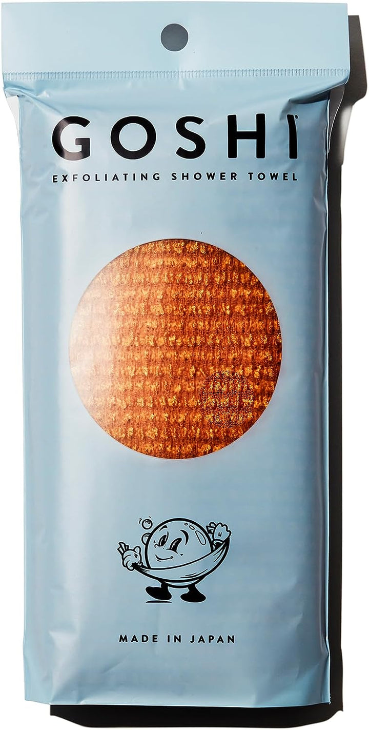 Exfoliating Shower Towel - Rip-Resistant Exfoliating Washcloth for All Skin Types - Made in Japan
