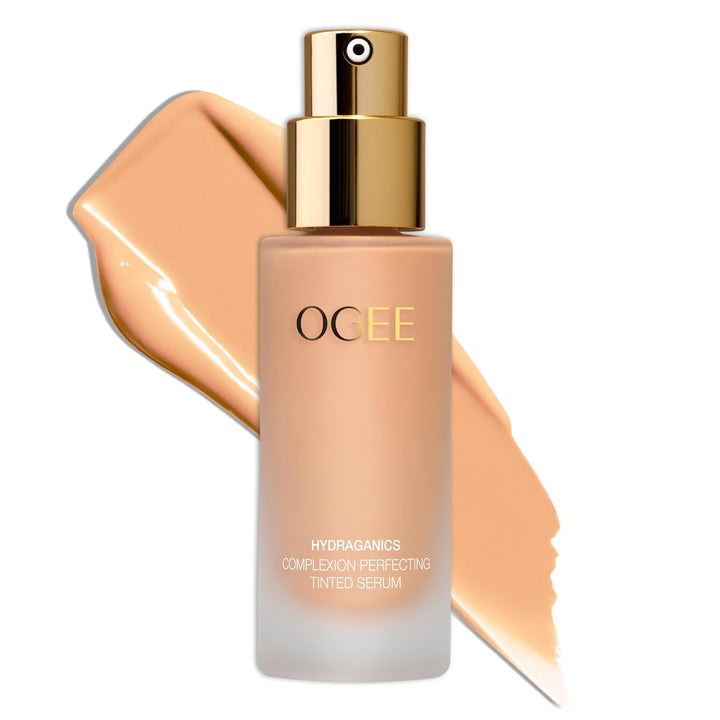 Complexion Perfecting Liquid Foundation - Lightweight Tinted Moisturizer for Face (Linden 1.25N - Light Beige, Neutral Undertone) - with Vitamin C & Jojoba Oil - Certified Organic & Made in USA