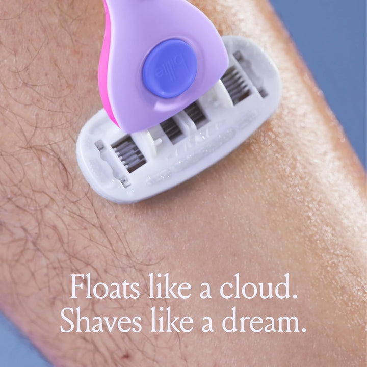 Razors for Women Shave Kit – Women’S Razor + 4 X 5-Blade Razor Refills + Magnetic Holder – Dreampop