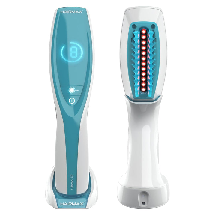 Ultima 12 Classic Lasercomb- (FDA Cleared) Laser Hair Regrowth Treatment Device for Men & Women - Reverses Thinning Hair Loss - Red Light Therapy to Stimulate Hair Growth - Cordless Design