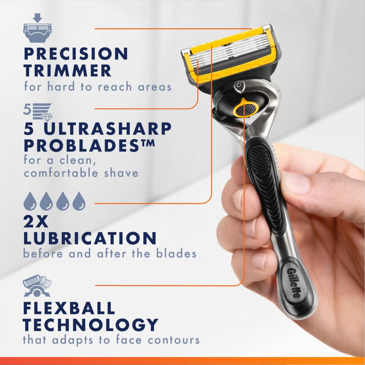 Proglide Shield Razor Refills for Men, 8 Blade Refills