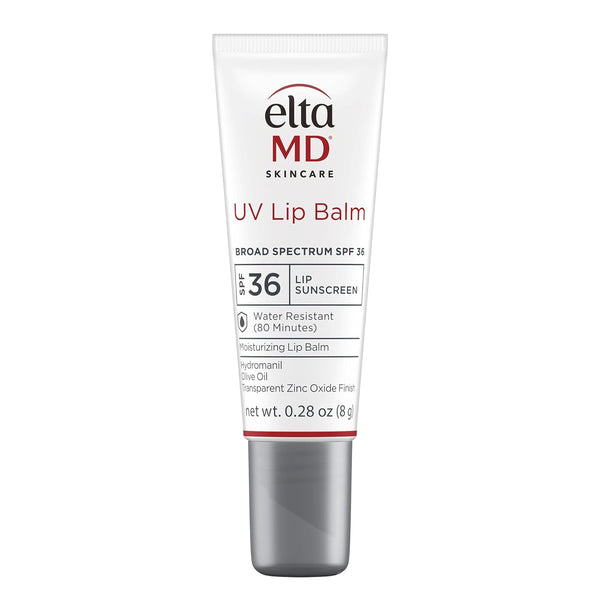 UV Lip Balm Sunscreen, Moisturizes and Protects Dry Cracked Lips, Water Resistant up to 80 Minutes, Transparent Zinc Oxide Sunscreen