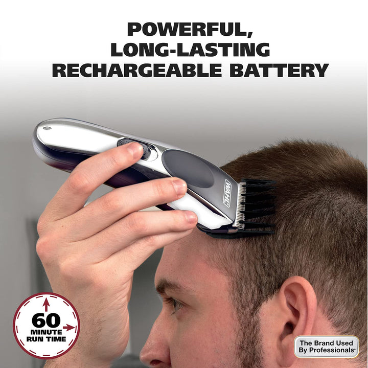 Clipper Rechargeable Cord/Cordless Haircutting & Trimming Kit for Heads, Longer Beards, & All Body Grooming - Model 79434