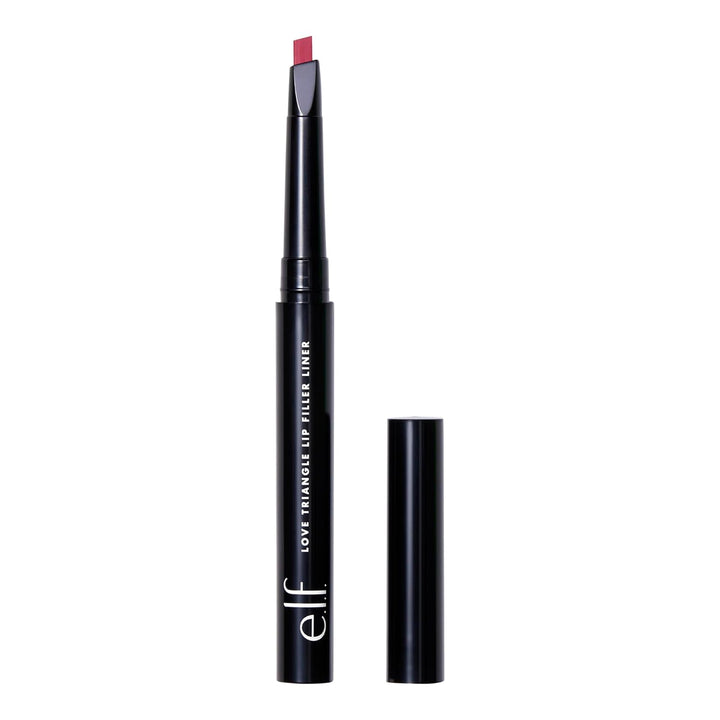 Love Triangle Lip Filler Liner, 2-In-1 Lipliner Pencil for Sculpting & Filling, Long-Lasting Intense Color, Vegan & Cruelty-Free, Soft Pink