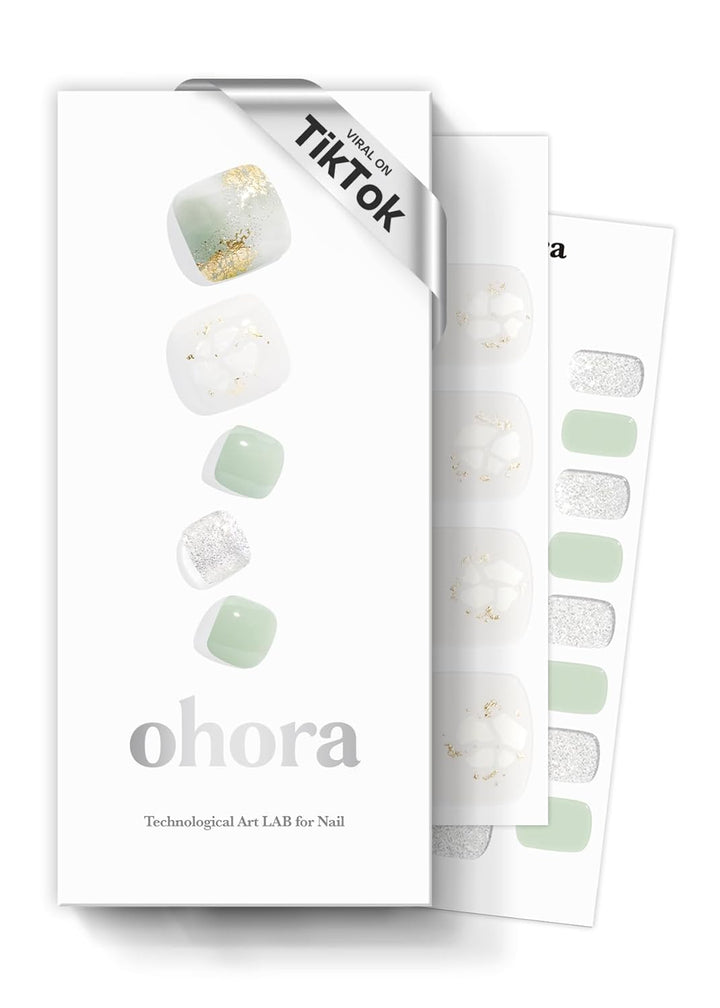 Semi Cured Gel Pedi Strips (P Chilly Red) - Works with Any Pedi Lamps, Salon-Quality, Long Lasting, Easy to Apply & Remove - Includes 2 Prep Pads, Pedi File & Wooden Stick