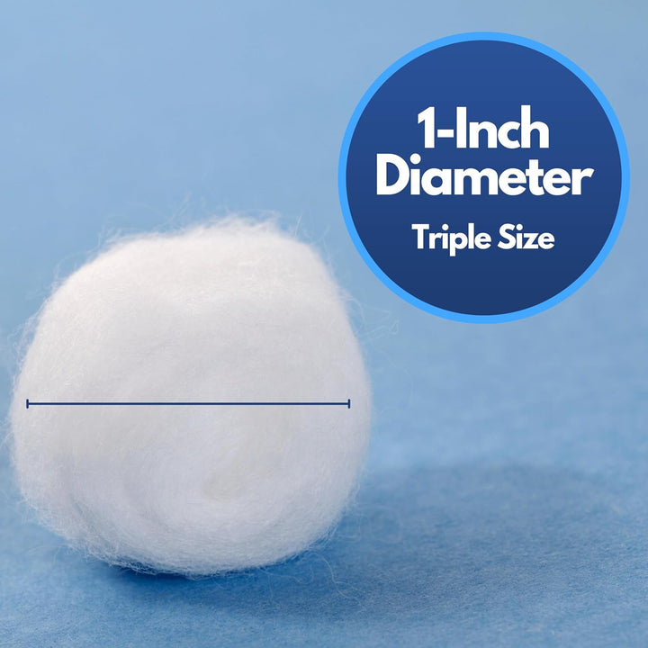 Cotton Balls for Skincare, 200 Count (Previously Solimo)