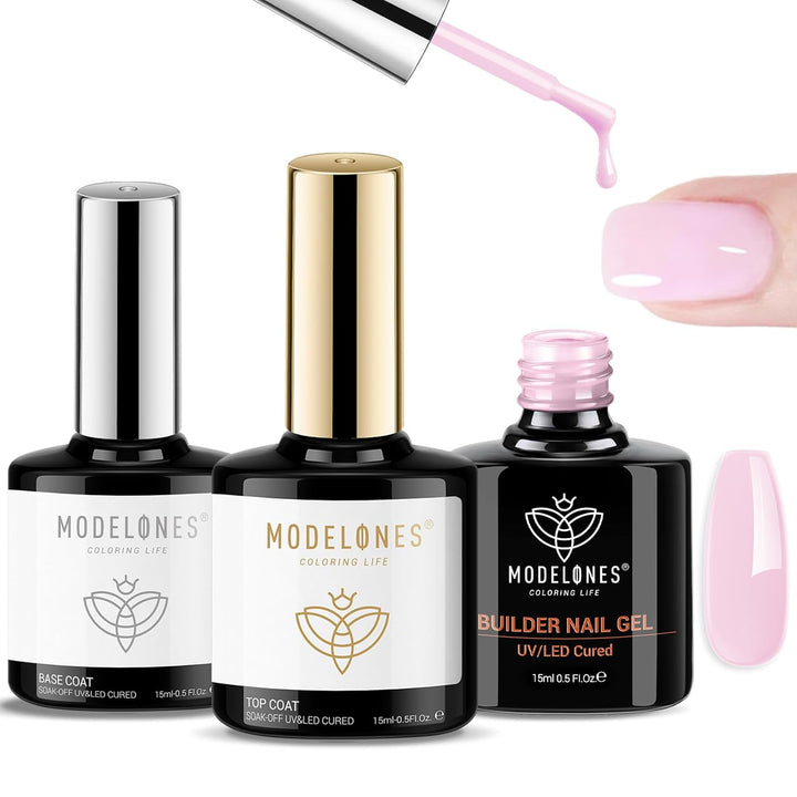 Gel Top Coat, 15Ml No Wipe Gel Nail Polish High Gloss Top Coat Shiny Long Lasting Clear Top for Acrylic Nails, Need U V/LED Lamp for Home DIY Gift and Fall Manicure Salon