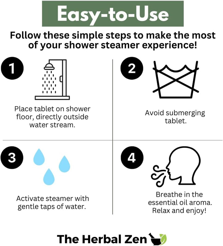 Cold Kicker Shower Steamers Aromatherapy for Sinus Relief - Adult Stocking Stuffer Christmas Gift - USA Made - Peppermint & Eucalyptus Shower Bomb Tablets - Soothing Natural Essential Oils (10 Pack)