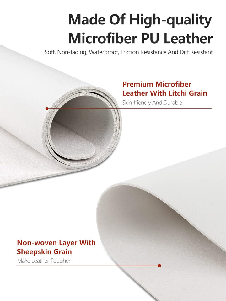 (MAT ONLY) Nail Art Table Mat, Nail Arm Rest Pad for Acrylic Nails, Soft Microfiber PU Leather Nail Mat for Table, Foldable Nail Hand Rest Pillow Manicure Pad, Acrylic Nail Desk Mat for Nail Cushion