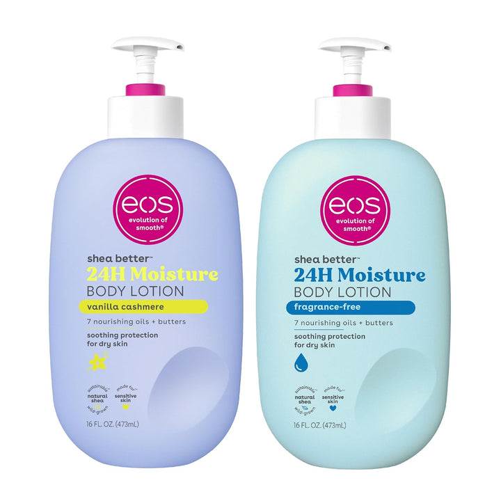 Shea Better Body Lotion Vanilla Cashmere, 24-Hour Moisture Skin Care, Lightweight & Non-Greasy, Natural Shea, Vegan, Vanilla Body Lotion, 16 Fl Oz