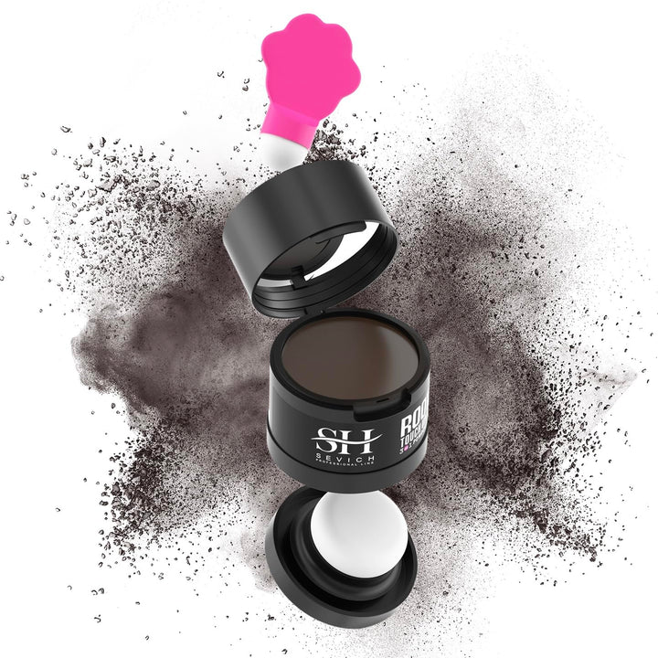 Hairline Powder,Instantly Conceals Hair Loss, Root Touch up Powder, Hair Shadow Toppers for Women & Men, Touch up for Thinning Gray Hair, Windproof & Sweatproof,Medium Brown