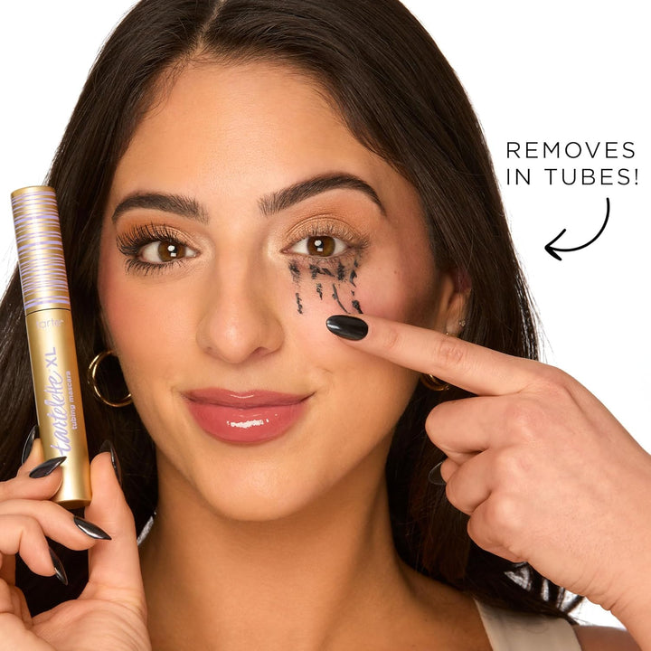 Tarte Tartelette XL Tubing Mascara – Lash Extensions in a Tube with Peptide, Vitamin E & B5, Extra Length & Volume, Longwear, Smudge-Proof, Easy to Remove, Vegan & Cruelty Free