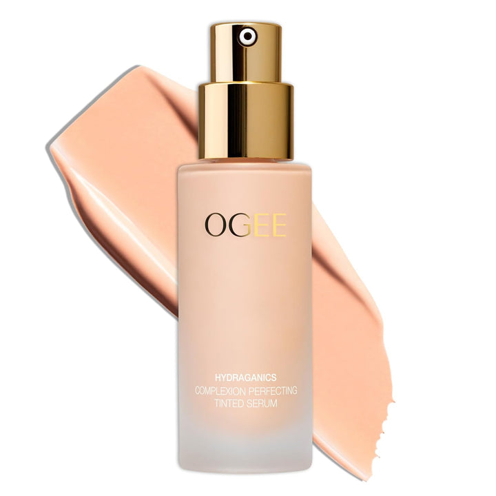 Complexion Perfecting Liquid Foundation - Lightweight Tinted Moisturizer for Face (Linden 1.25N - Light Beige, Neutral Undertone) - with Vitamin C & Jojoba Oil - Certified Organic & Made in USA