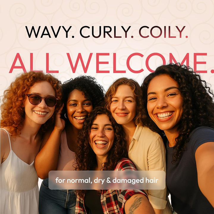 Curl Cream – Lightweight Leave-In Curl Defining Cream for Curly & Wavy Hair, Anti-Frizz Moisturizer and Curl Activator Texturizer with Macadamia and Argan Oil, 8.1 Fl Oz