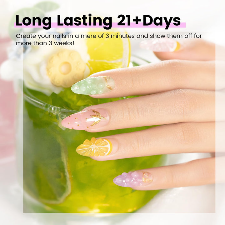3D Sculpting Gel Clear Painting Gel Polish Nail Art Designs No Wipe Chrome Nail Powder Nails Charms Rhinestone Decoration Adhesive Glue Drawing Painted Sculpture Hard Gelpolish Curing Requires