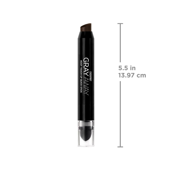 Gray Away Root Touchup Quick Stick, Black/Dark Brown, 0.1 Oz