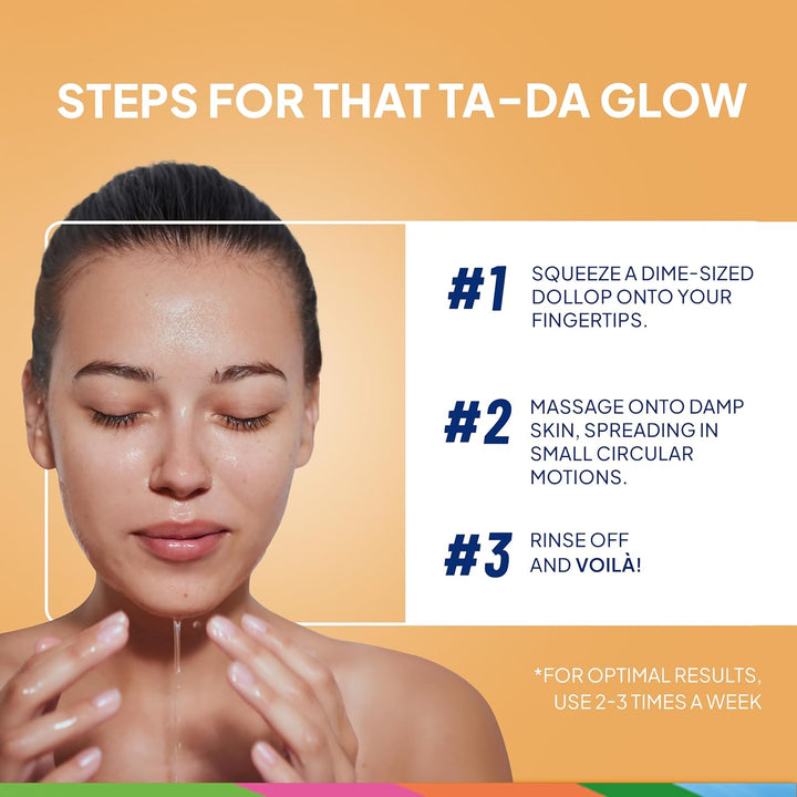 Acne Control Face Scrub Deeply Exfoliates and Prevents Acne for Smooth, Glowing Skin Apricot Made with Oil-Free Salicylic Acid Acne Medication, Made with 100% Natural Exfoliants 6 Oz