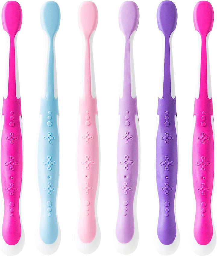 6 Pack Barbie Toothbrushes for Kids, Children'S Toothbrushes, Soft Bristle Toothbrushes for Kids